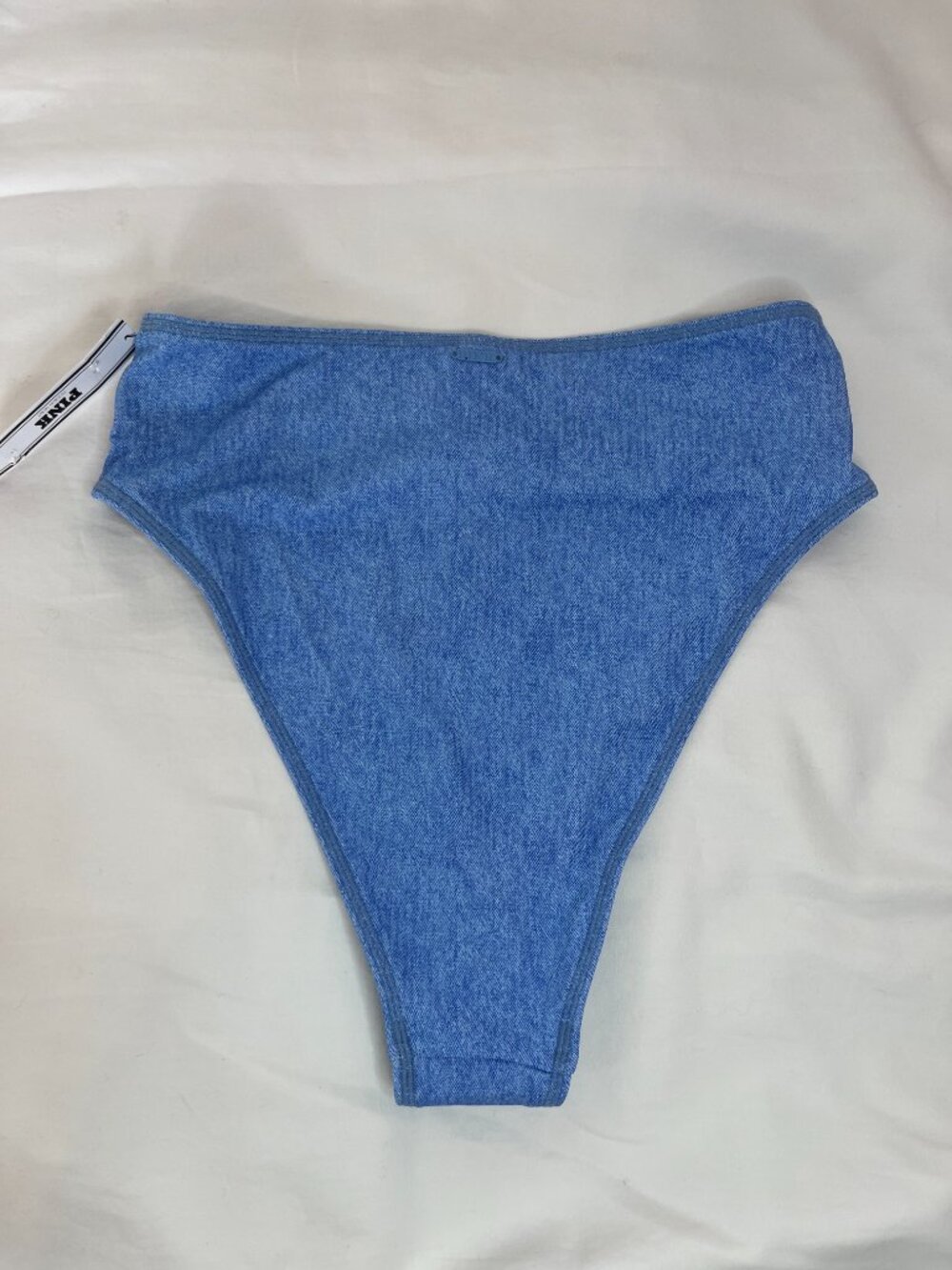 Pink Victoria's Secret Blue High Waist 2 Piece Bikini - Picture 8 of 8